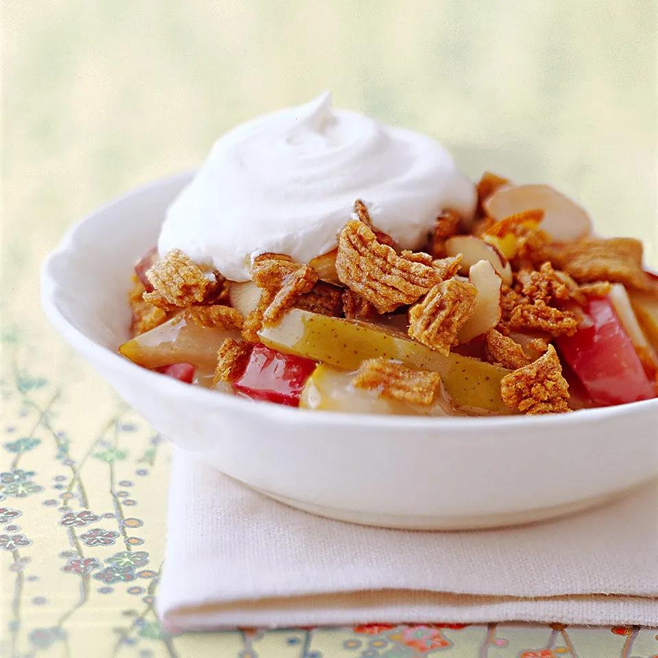 Pear-Rhubarb Crisp Recipe - EatingWell
