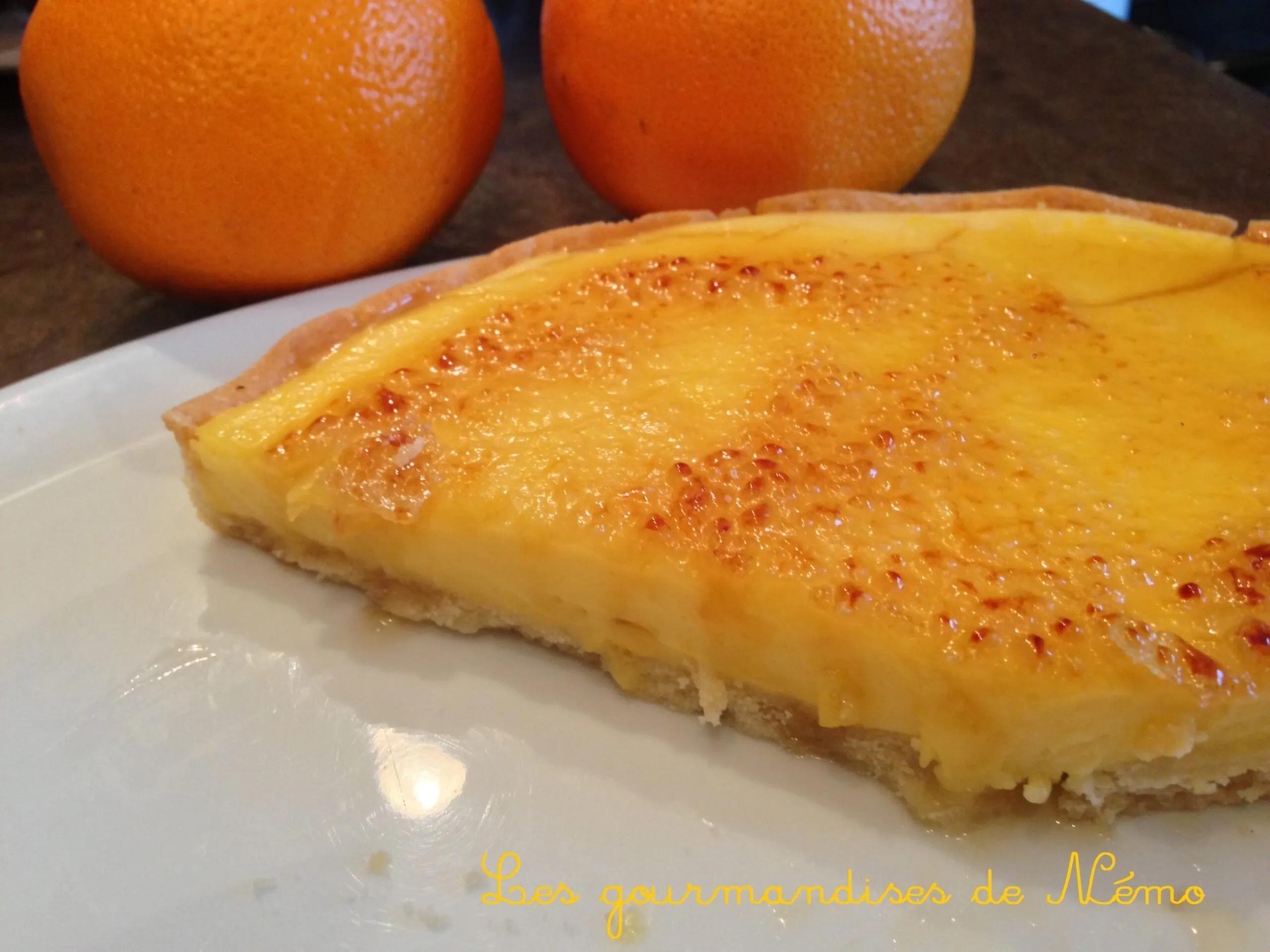 Tarte à l’orange caramélisée – Les Gourmandises de Némo