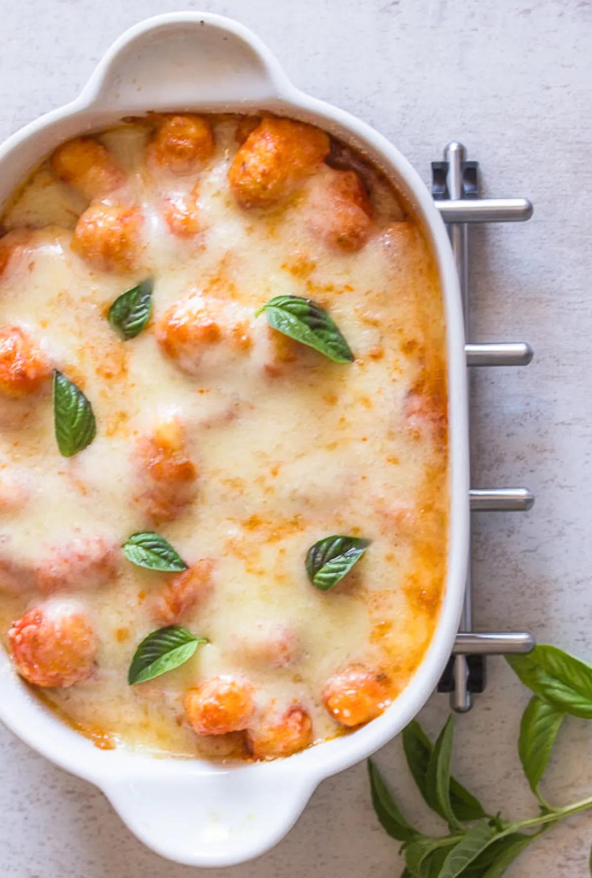 Cheesy Tomato Baked Gnocchi Recipe - An Italian in my Kitchen