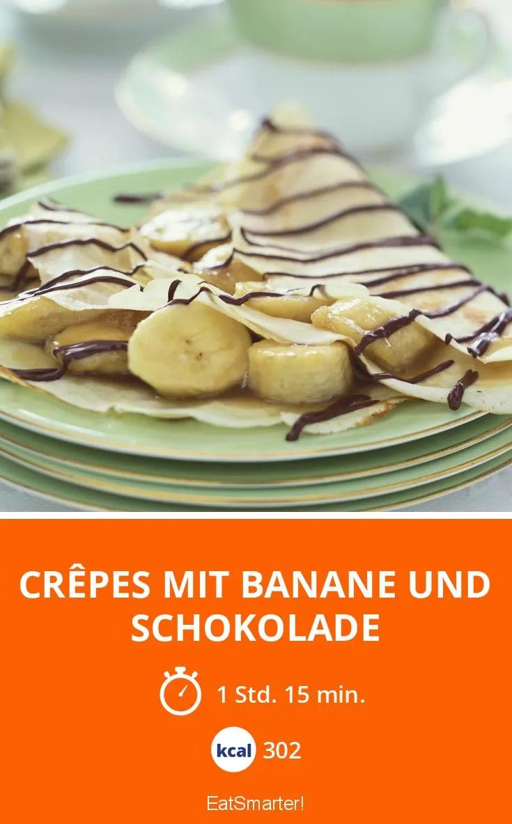 Crêpes mit Banane und Schokolade Rezept | EAT SMARTER