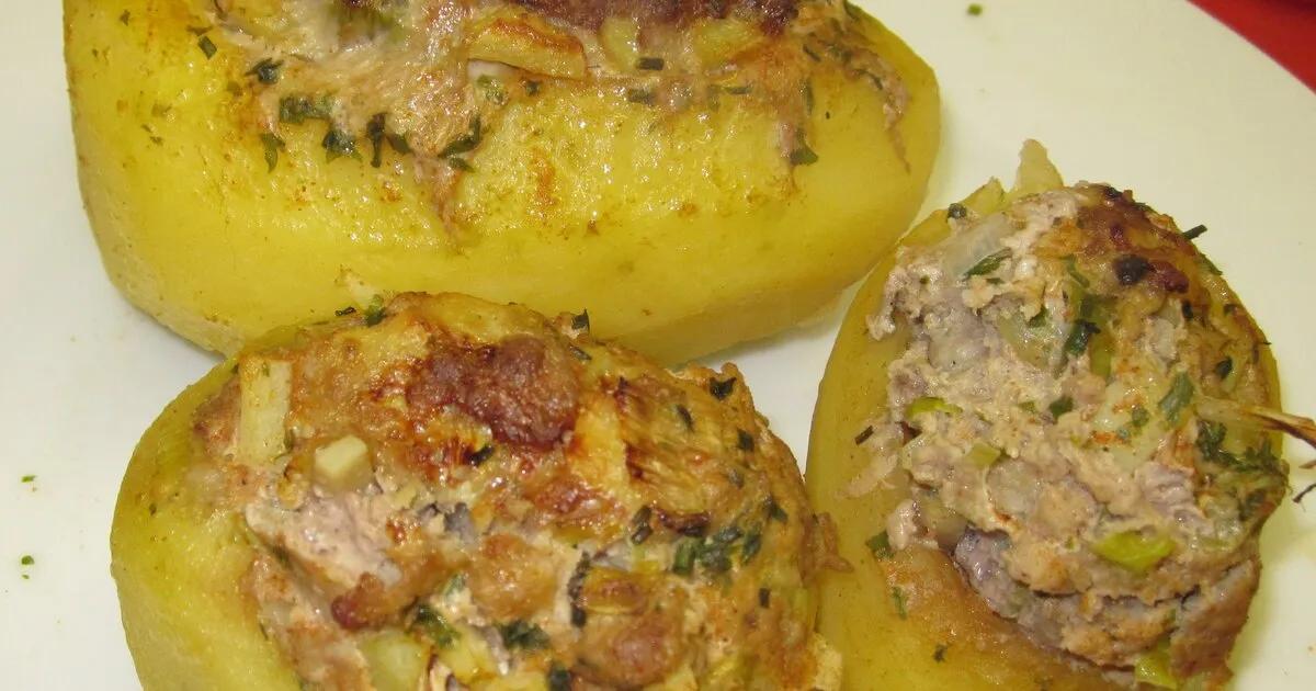 Gefüllte Kartoffeln mit Hackfleisch - einfach &amp; lecker | DasKochrezept.de