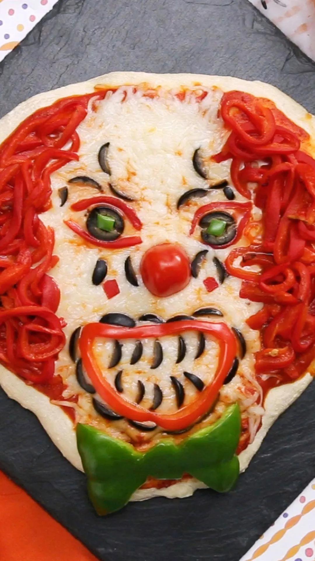 IT Pizza | Recipe | In Pizza Crust We Trust in 2019 | Halloween pizza ...