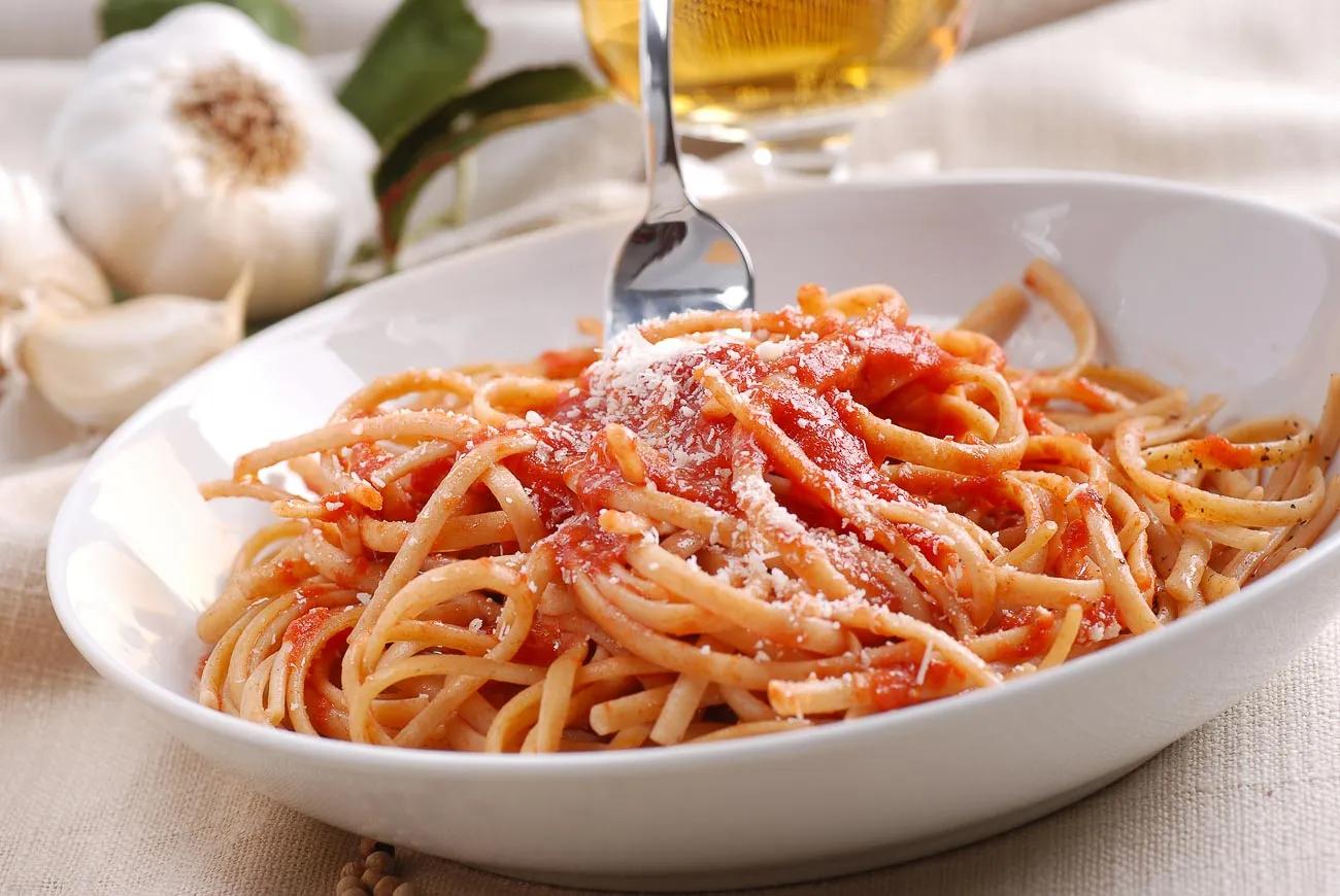 Spaghetti Arrabiata Pasta Recipe by Archana&amp;#39;s Kitchen