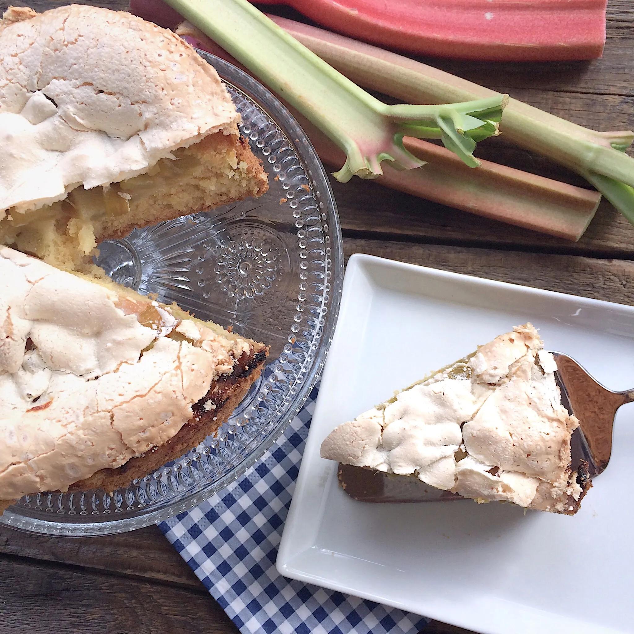 Rhabarber-Baiser-Kuchen - glutenfrei - glutenfreie Rezepte &amp; kreative Ideen