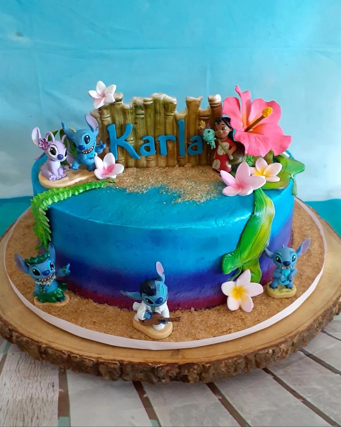 Lilo &amp; Stitch Cake | Lilo and stitch cake, Cute birthday cakes, Candy ...