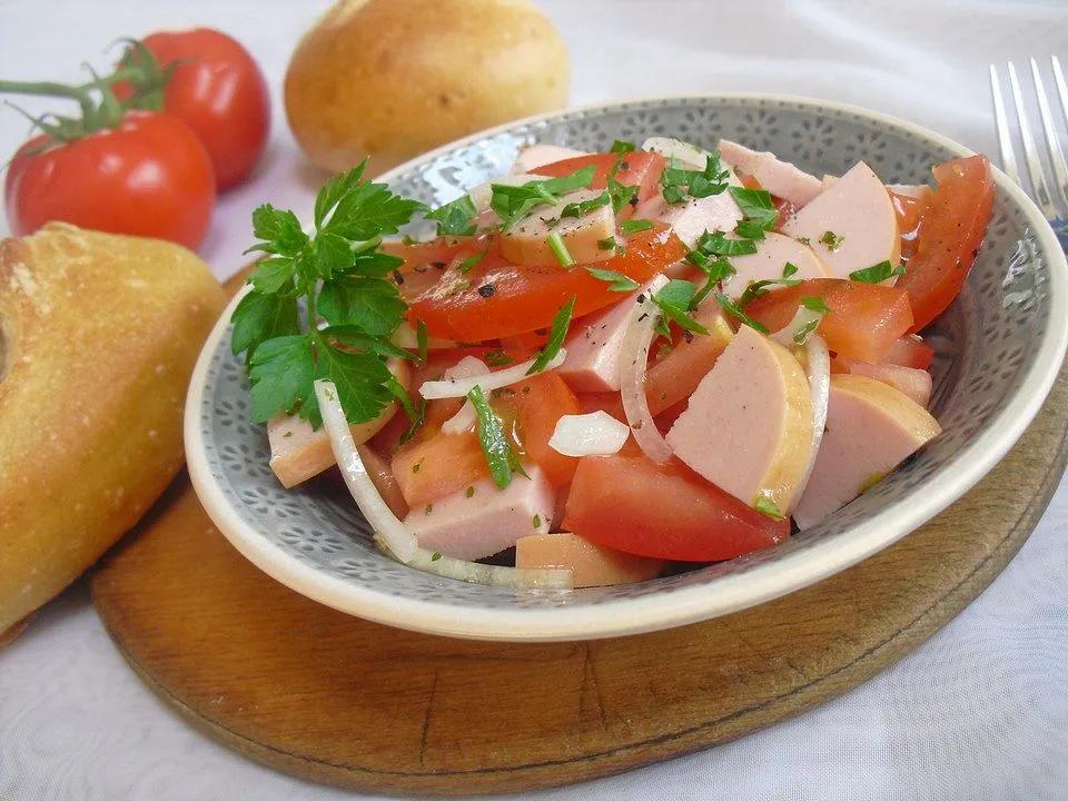 Tomaten-Fleischwurst-Salat | Chefkoch