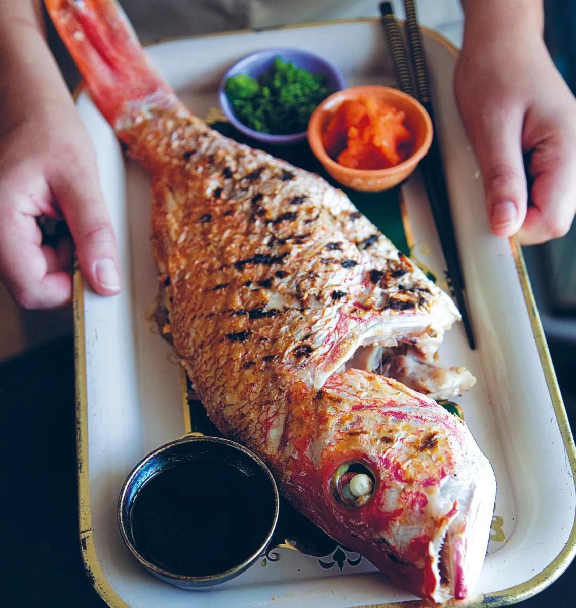 Whole Red Snapper with Ponzu Recipe | Food Republic