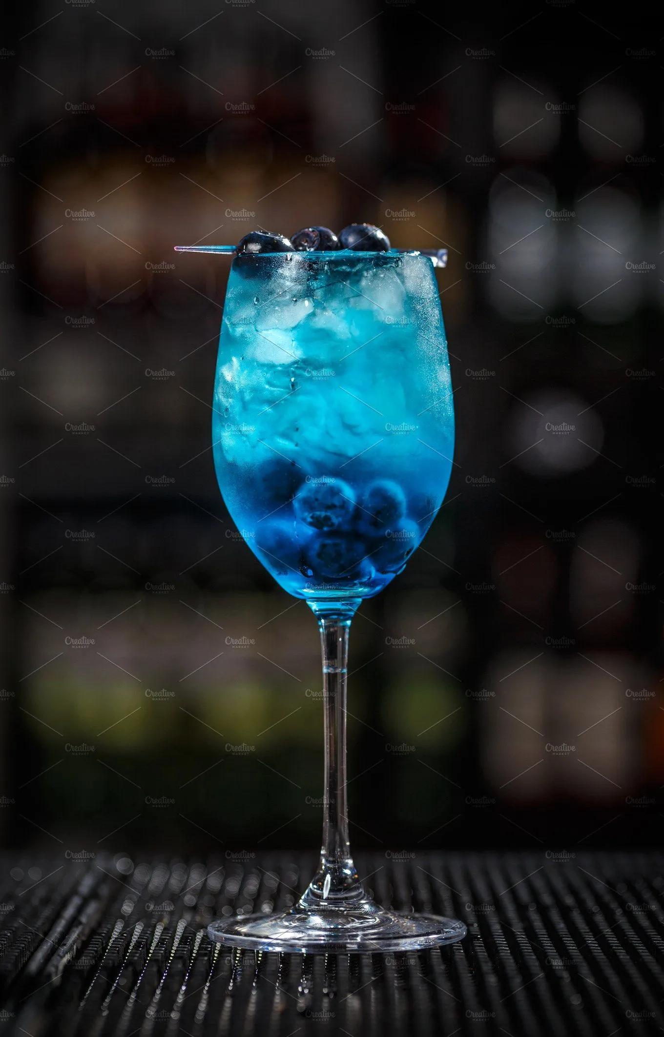 Blue lagoon cocktail featuring cocktail, blue, and black | Blue lagoon ...
