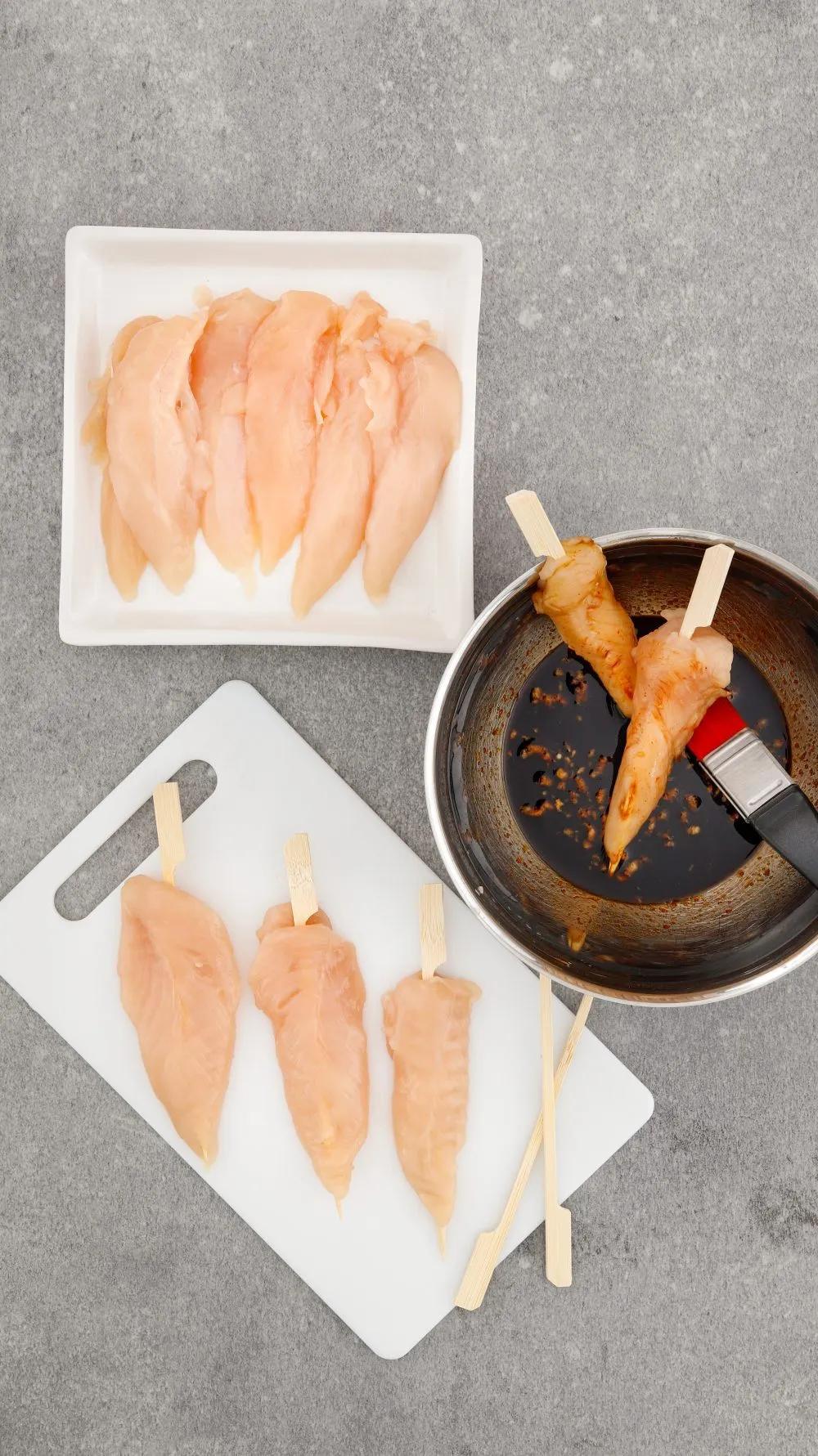 Asia-Hähnchensticks mit Pak Choi und Mungobohnen - We love Geflügel