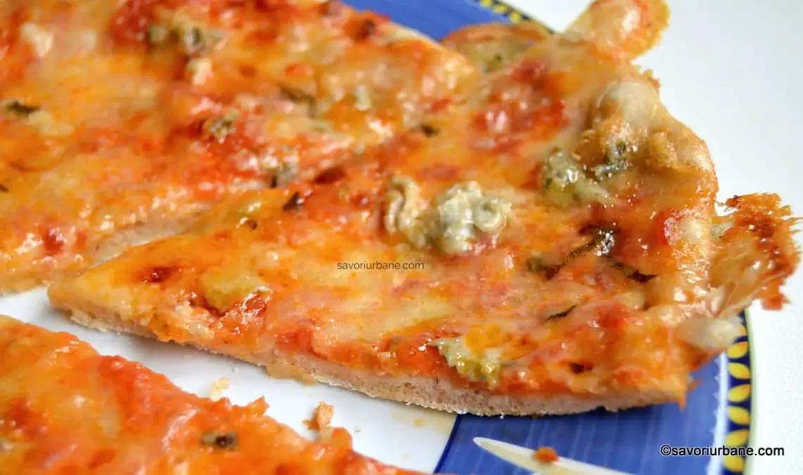 Pizza quattro formaggi - 4 branze - reteta autentica italiana | Savori ...