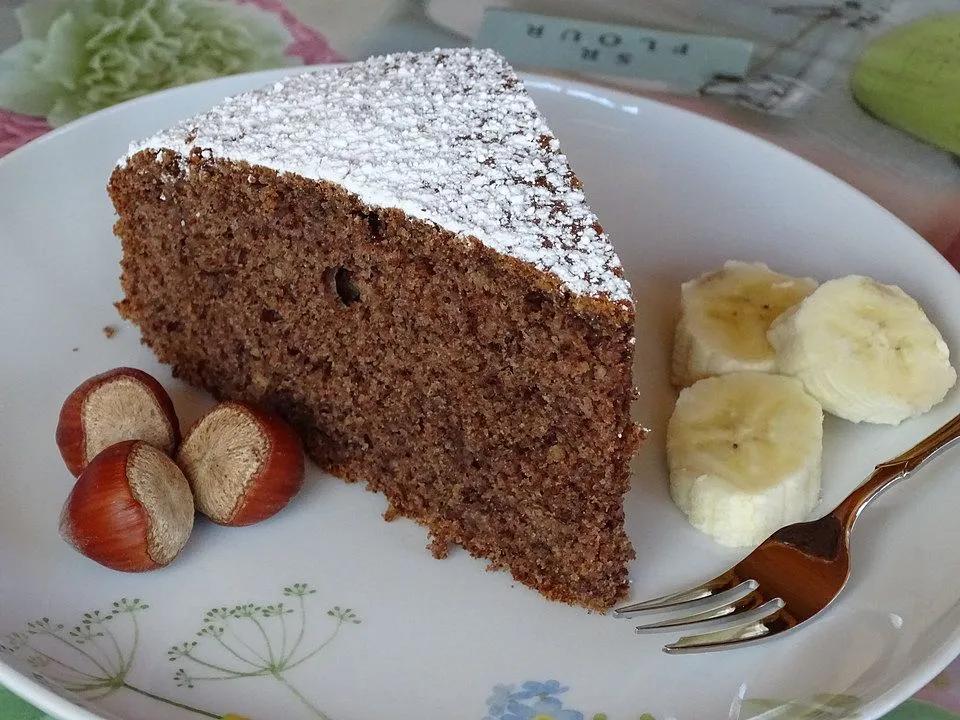 Bananenkuchen mit Schokolade von trekneb| Chefkoch