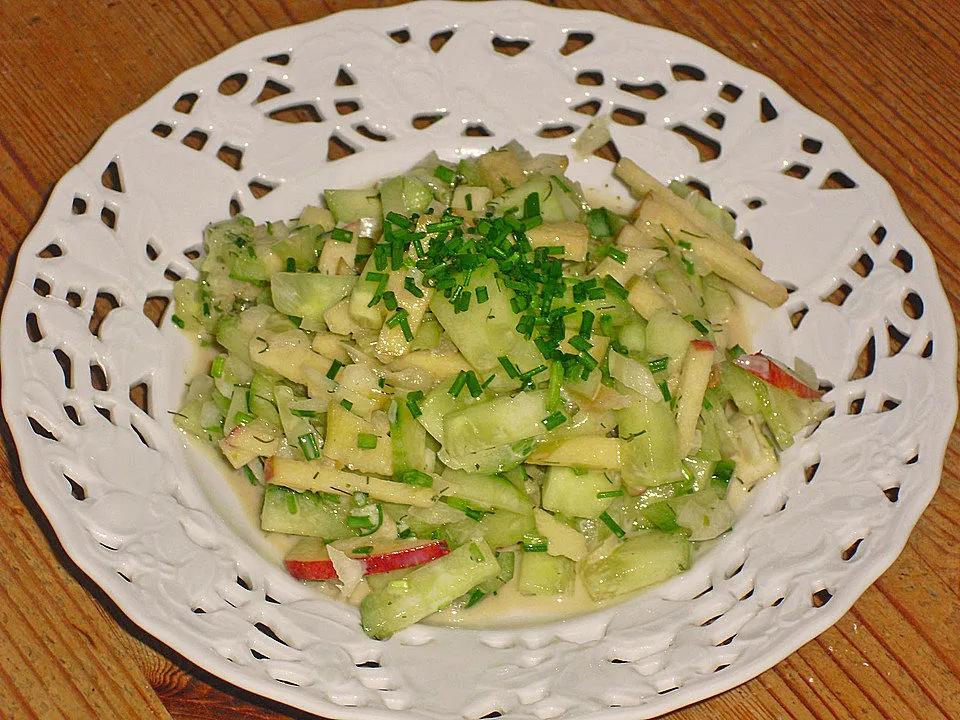 Apfel - Gurke - Salat von nina74| Chefkoch