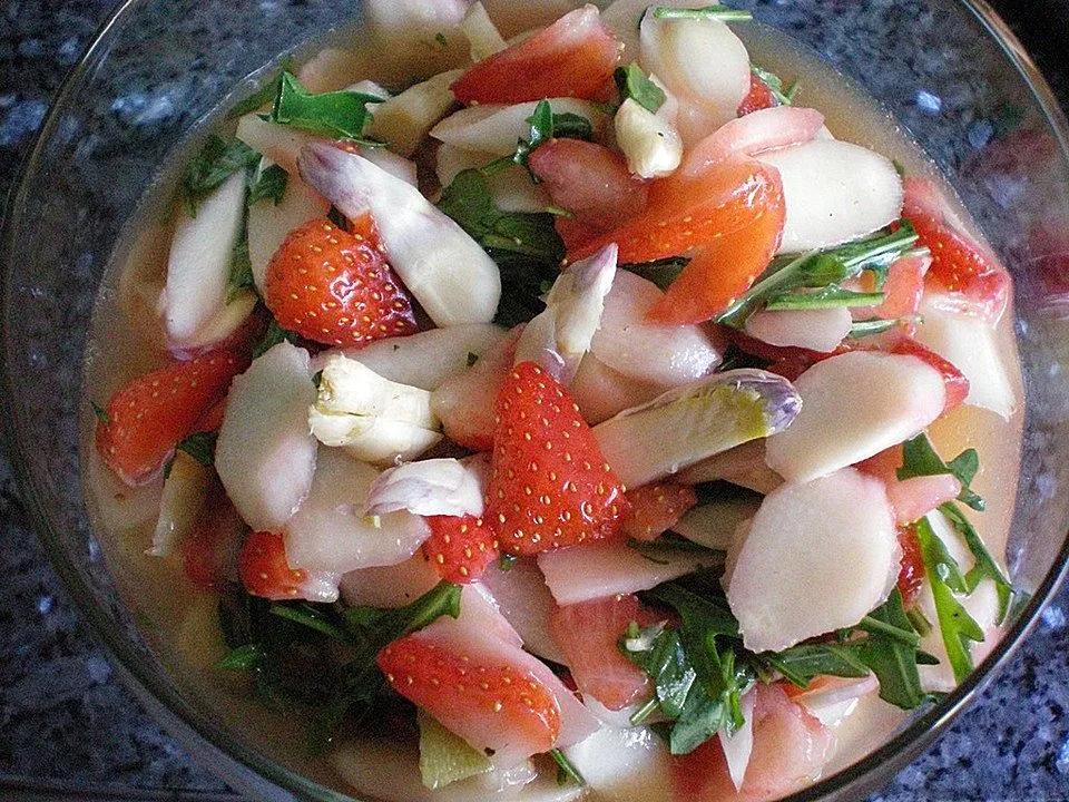 Spargel-Erdbeer-Salat von caipiri| Chefkoch