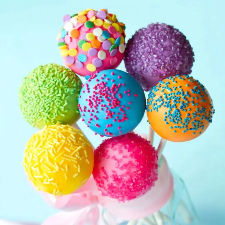 Colorful And Delicious Cake Pops