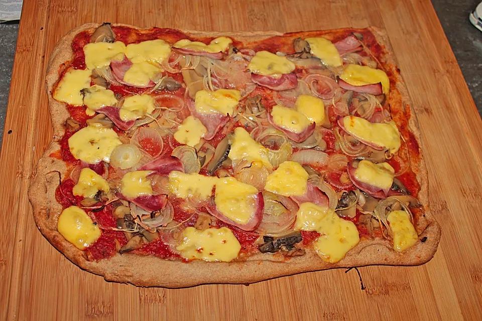 Schinken-Pilz-Pizza von McMoe | Chefkoch.de