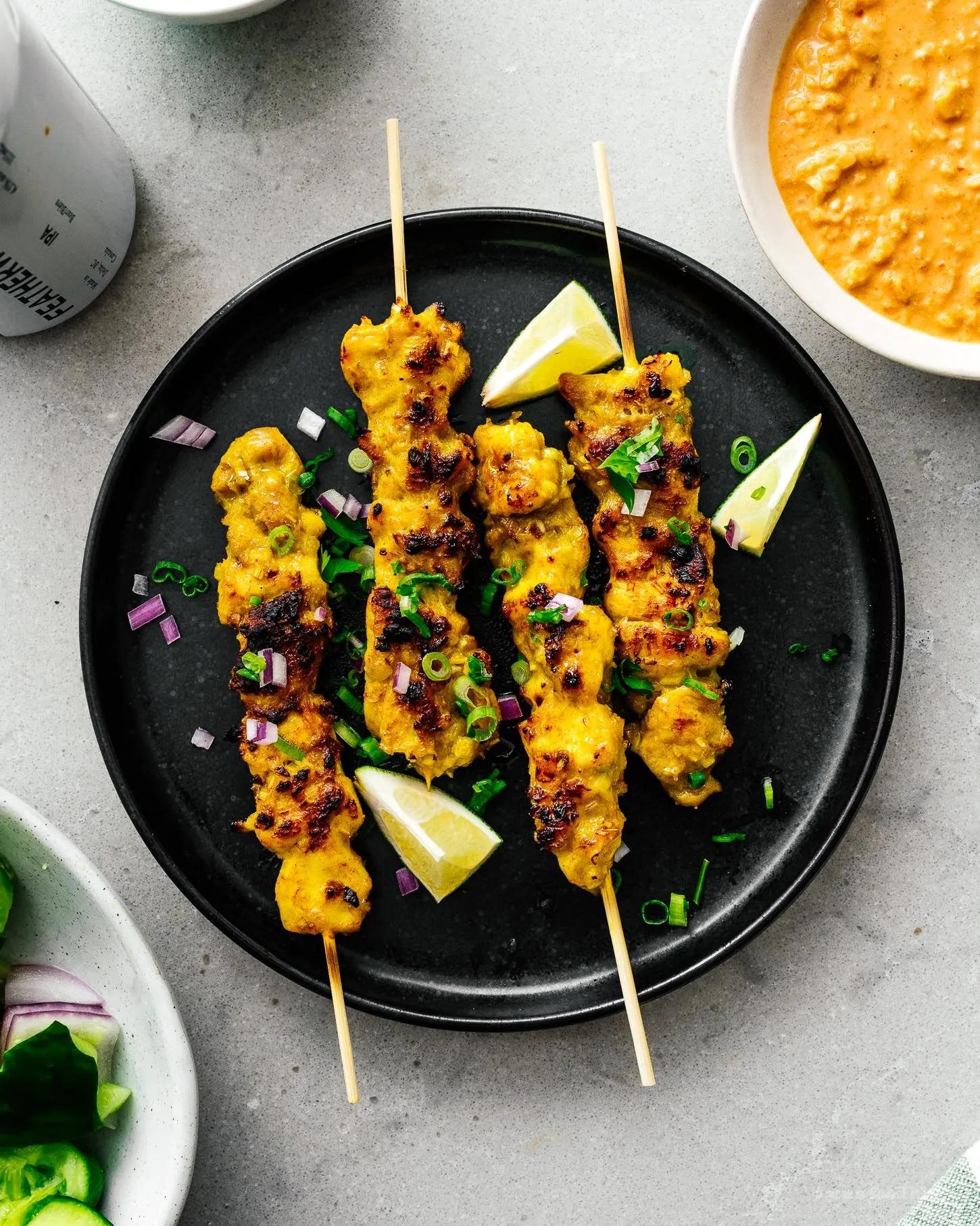 The BEST Authentic Chicken Satay · i am a food blog | Recipe | Chicken ...