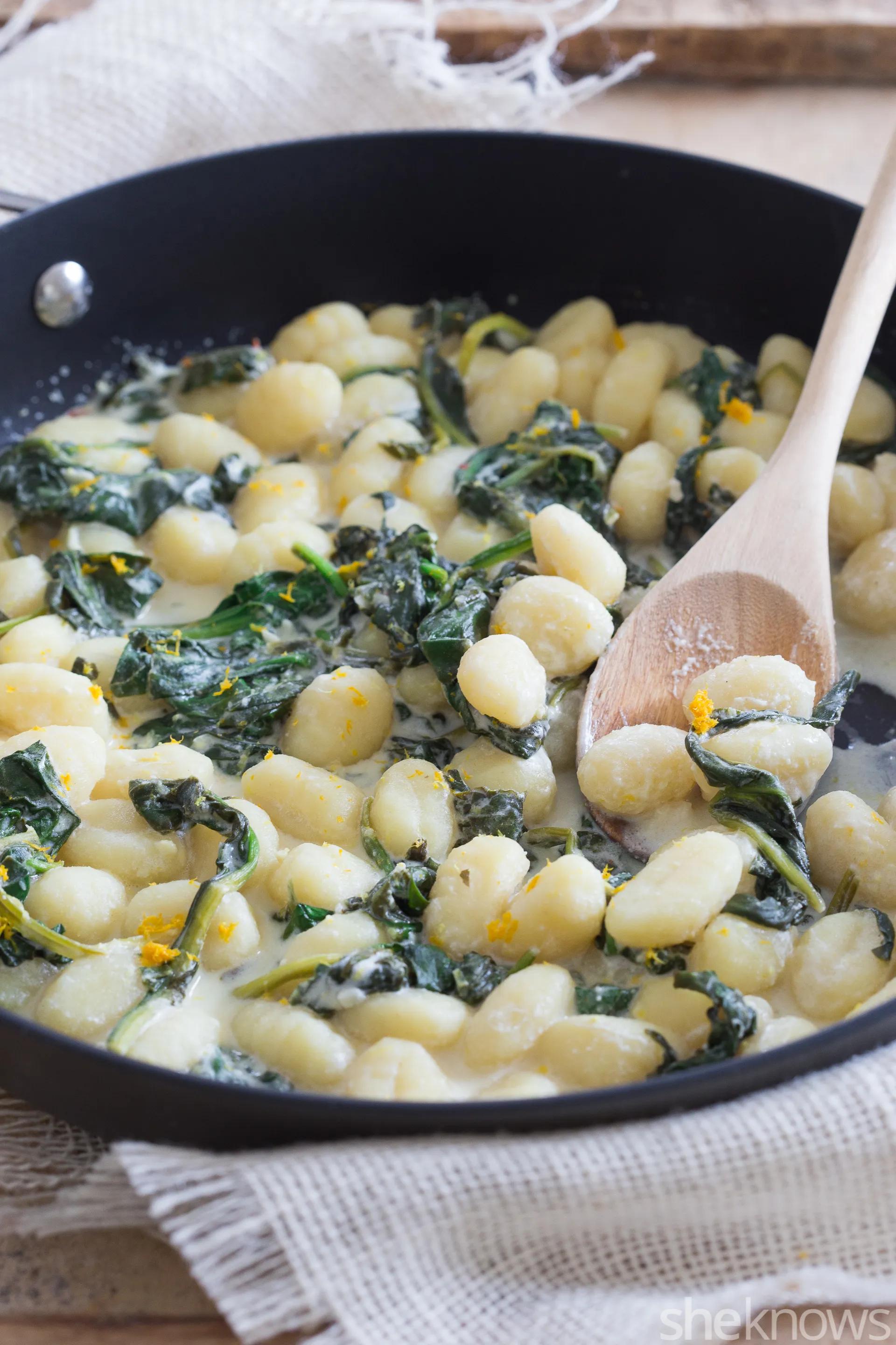 Meatless Monday: Creamy lemon-ricotta gnocchi with spinach – SheKnows