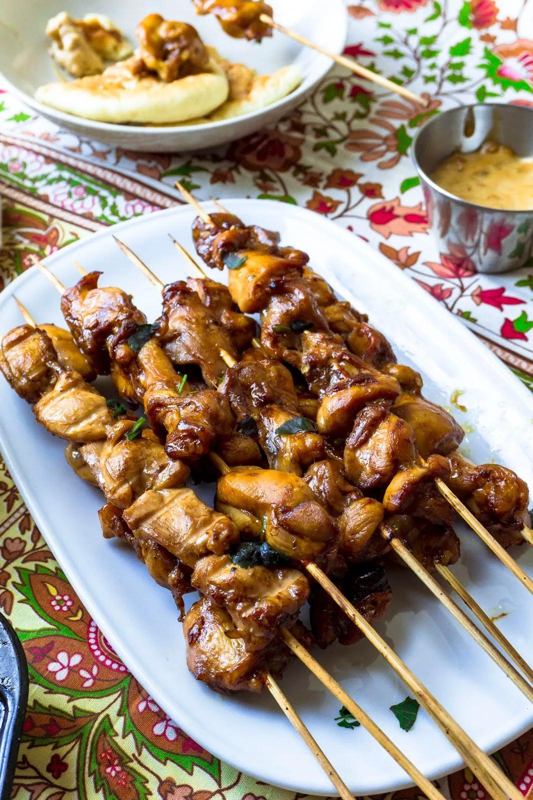 Quick &amp; Easy Chicken Satay Recipe | Hungry for Goodies