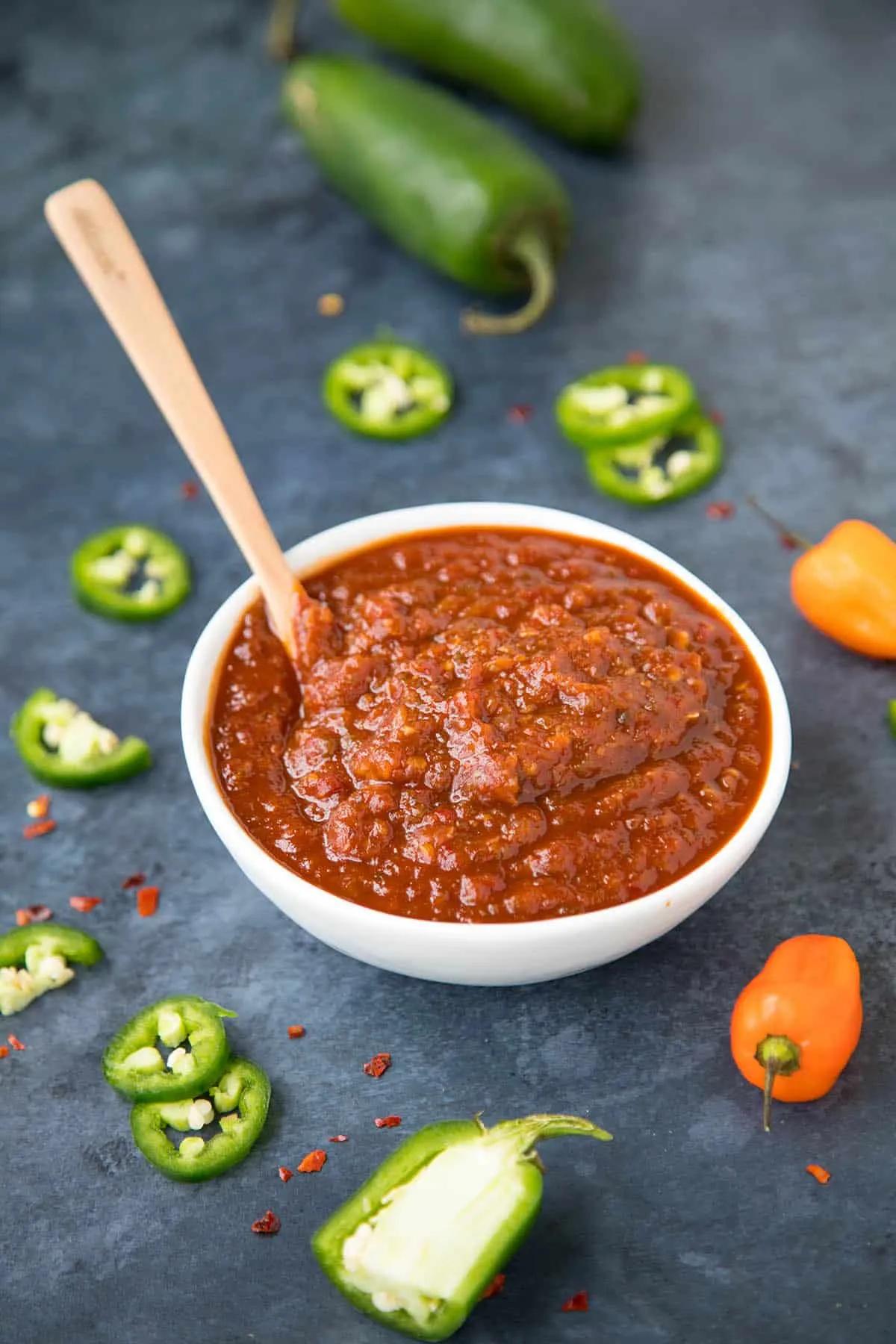 Spicy Honey BBQ Sauce Recipe - Chili Pepper Madness