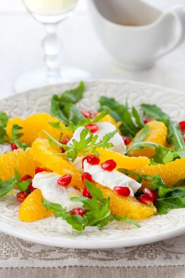 Orange Salat stockfoto. Bild von salat, orange - 20992630