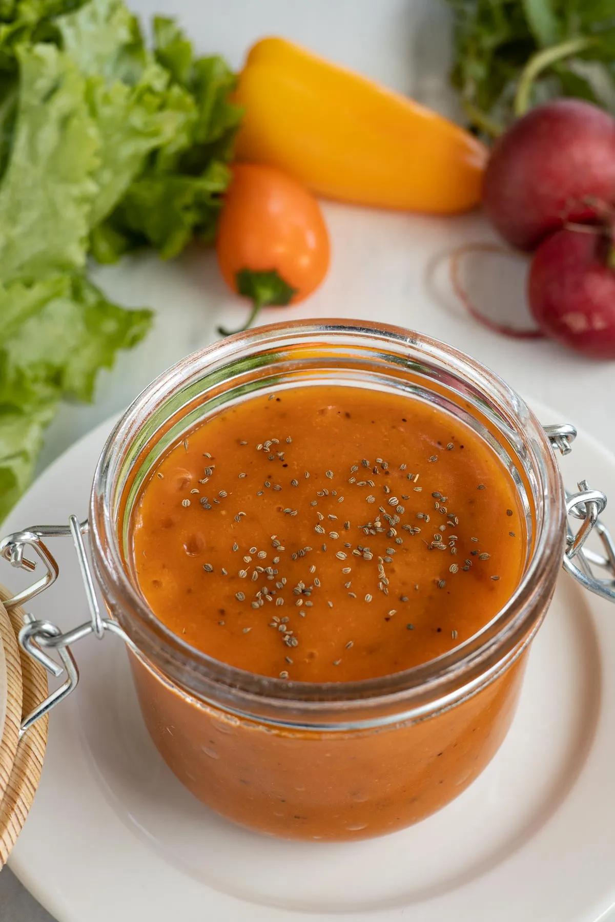 Easy Homemade French Dressing Recipe - Pitchfork Foodie Farms