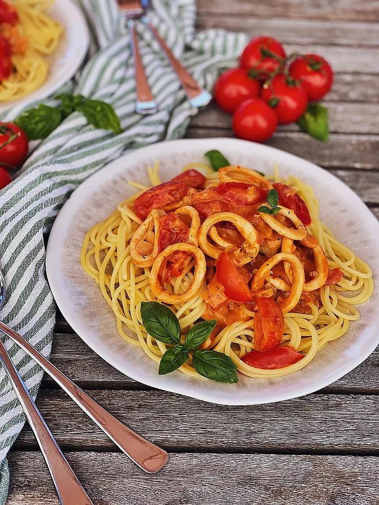 Spaghetti Meeresfrüchte - Spaghetti Frutti di Mare - Fashion Kitchen