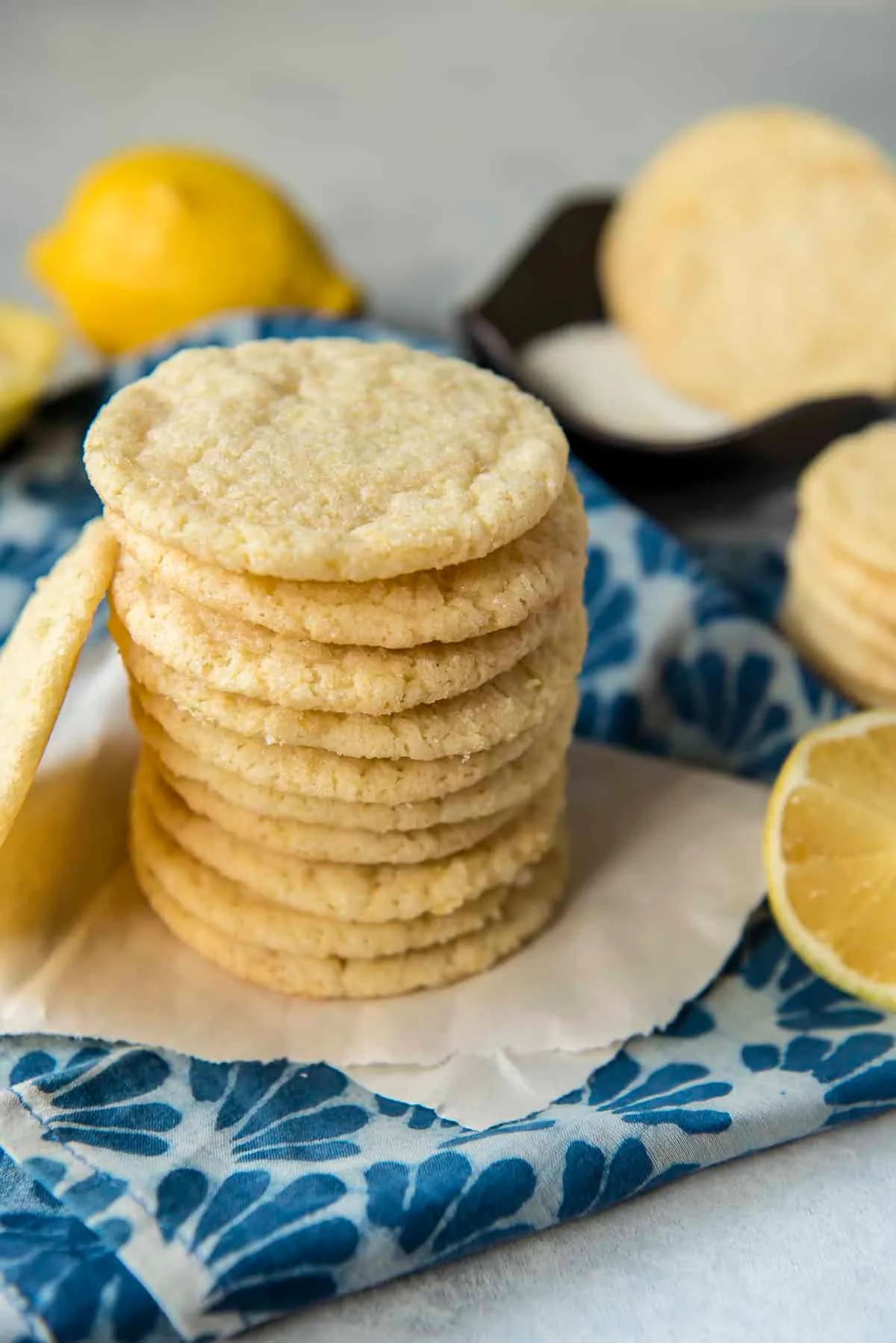 Soft and Chewy Lemon Sugar Cookies • The Crumby Kitchen