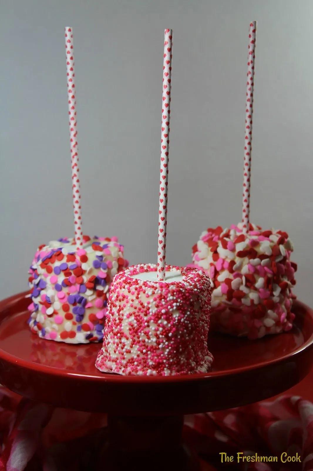 Decorated Valentine&amp;#39;s Day Marshmallows | Decorated marshmallows ...