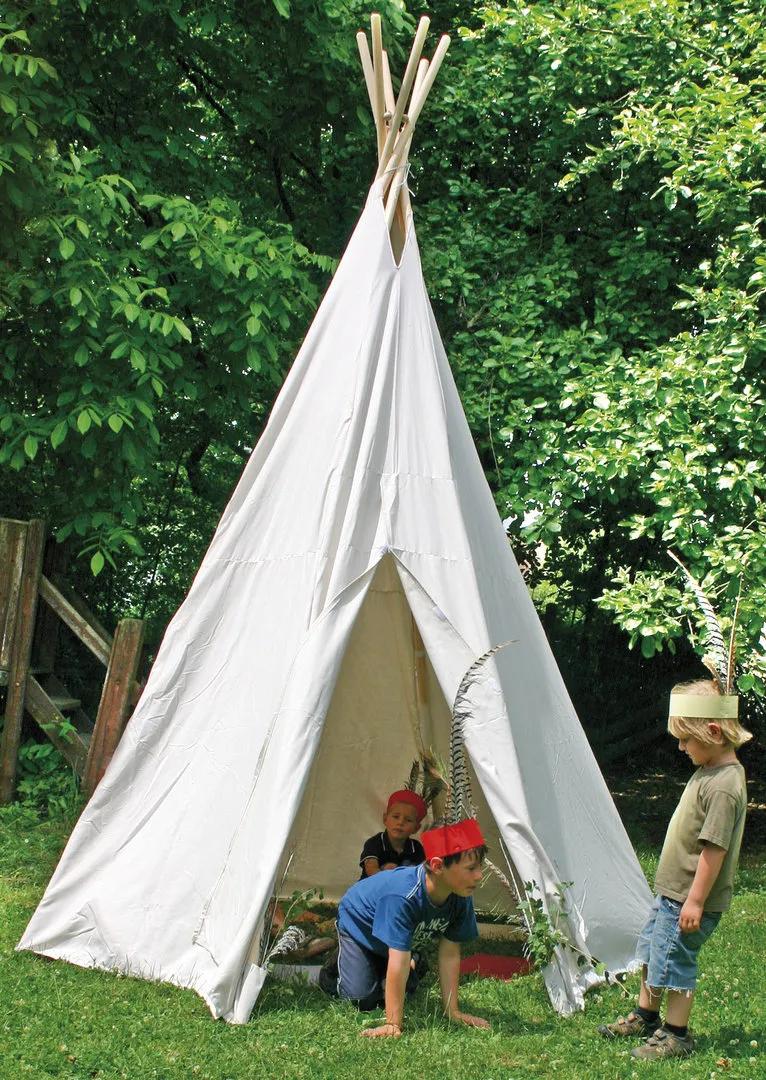 Tipi - Indianerzelt - Wigwam - groß Indianer Zelt Ø2,70m 3,25m h