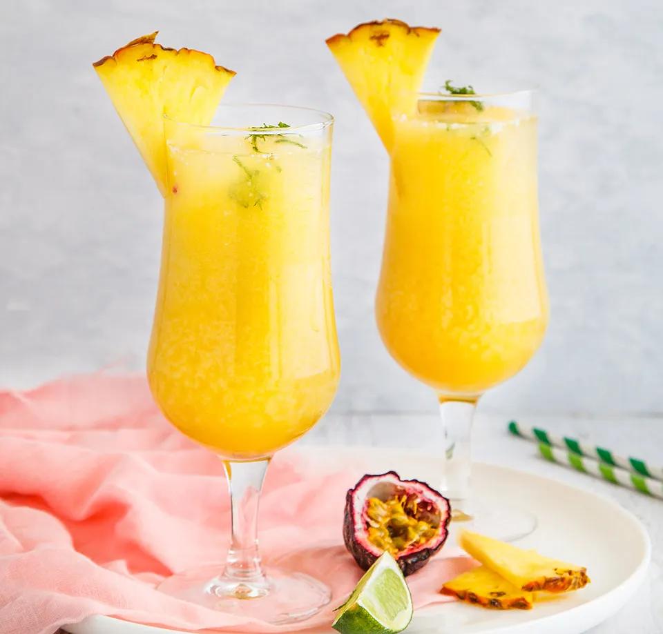 Passionfruit and Pineapple Mocktail