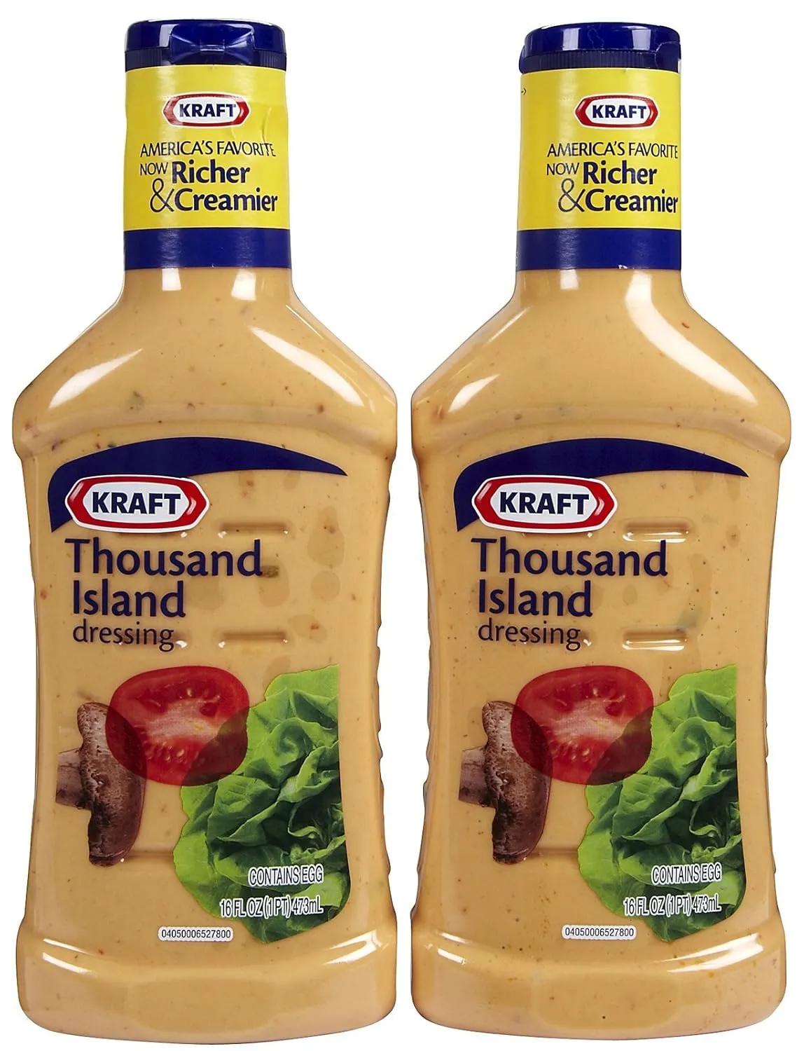 Amazon.com : Kraft Thousand Island Dressing, 16 oz, 2 pk : Grocery ...