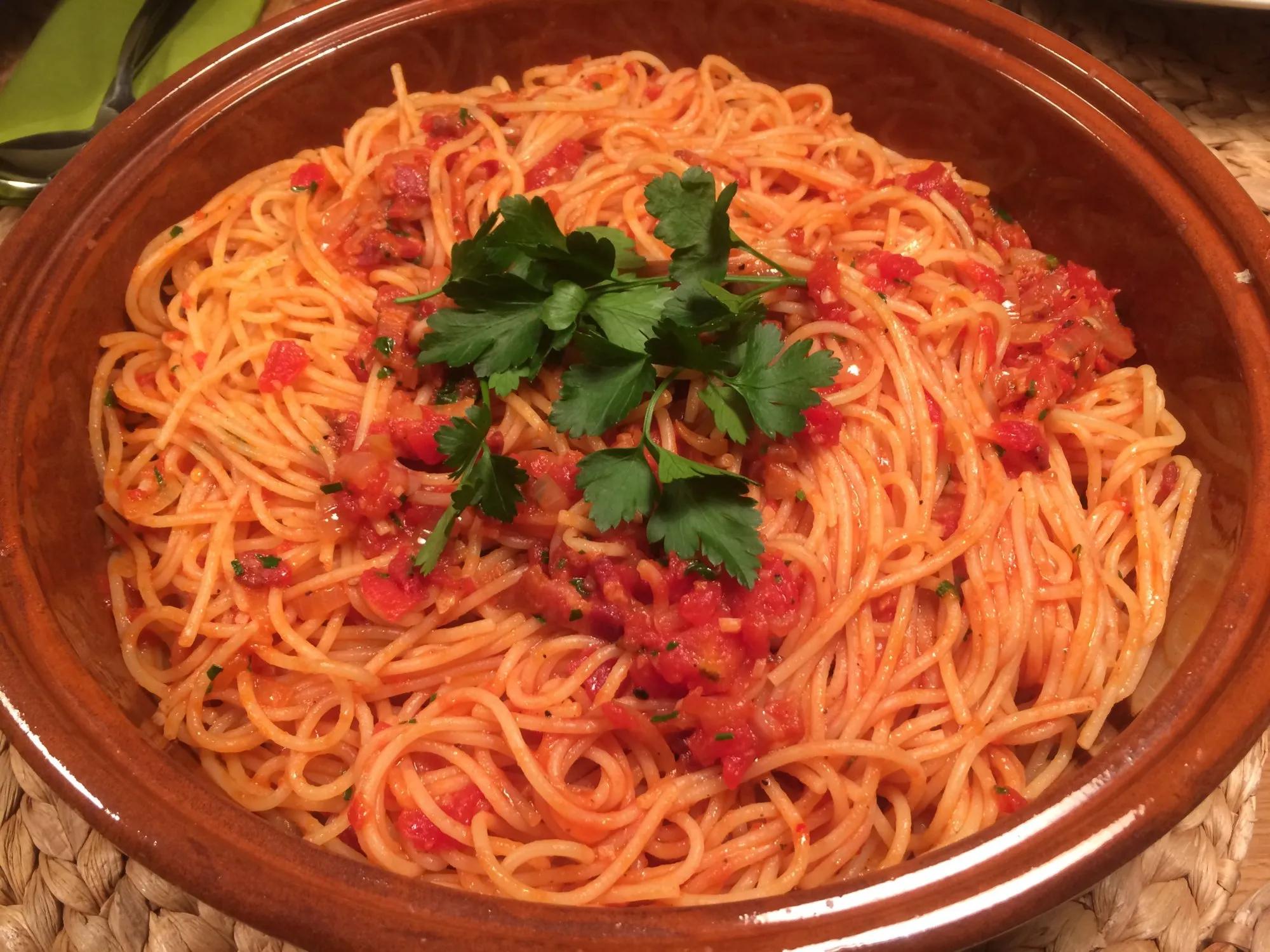 Rezept - Spaghetti all arrabiata