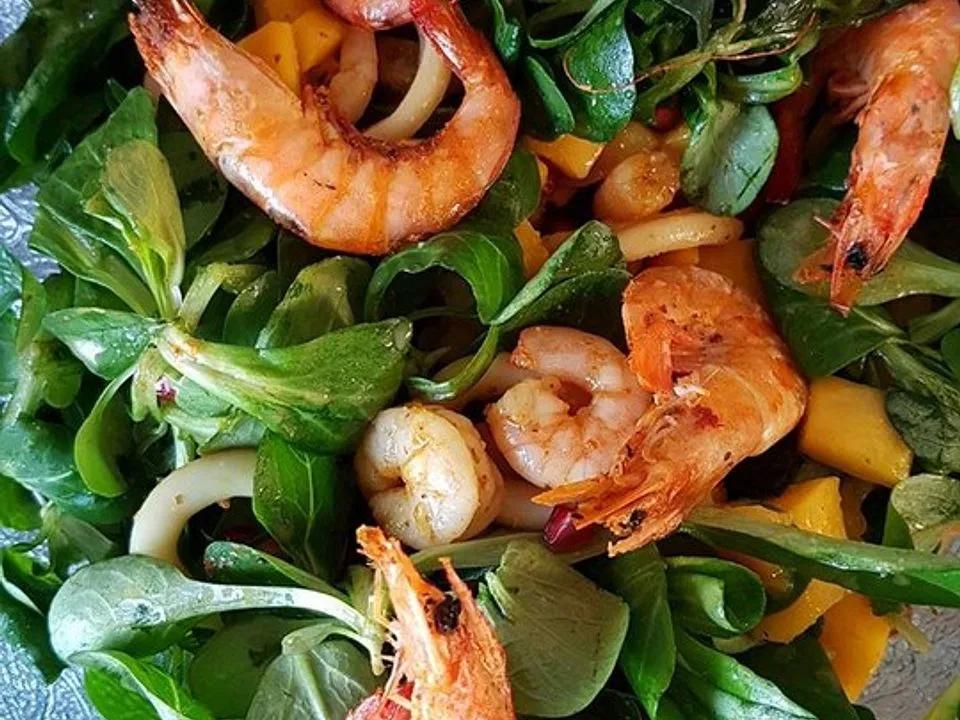 Feurig-furchtiger Meeresfrüchte-Salat von marijke-bonn| Chefkoch