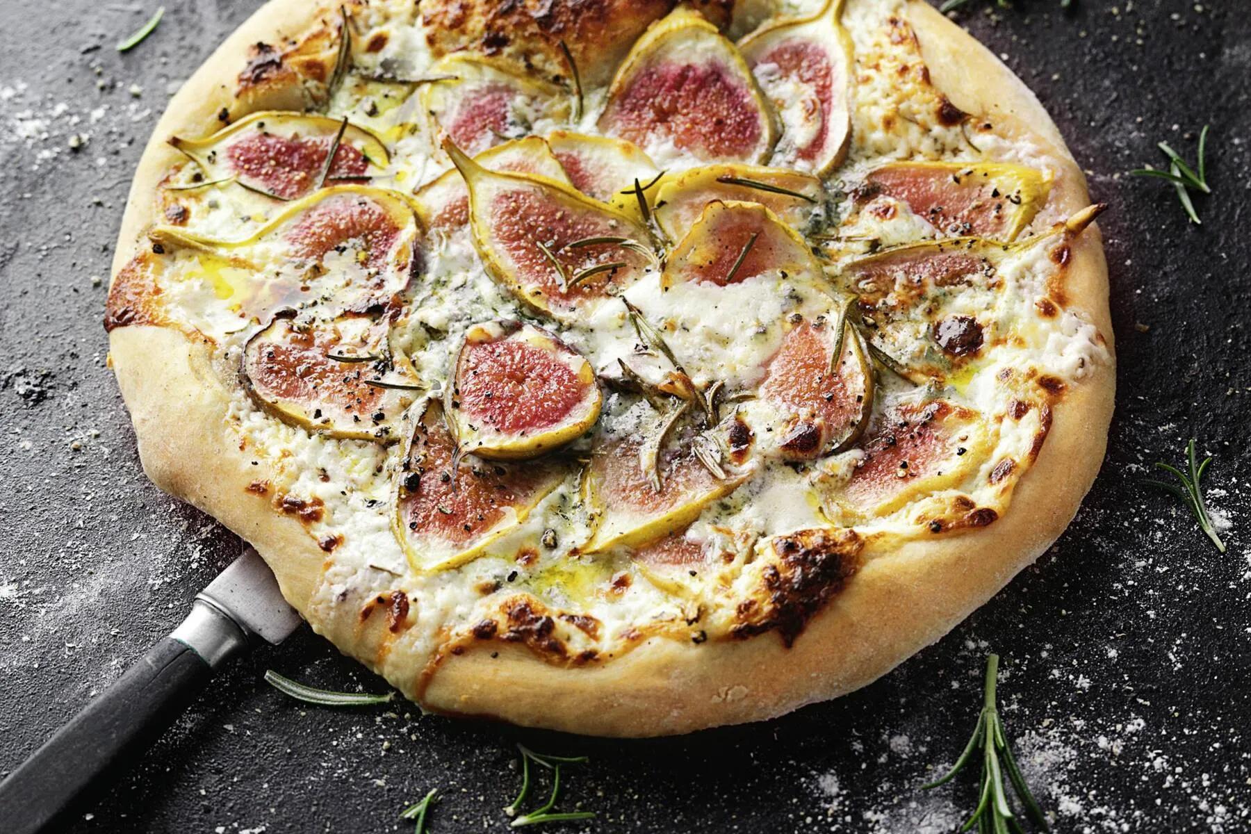 Pizza Gorgonzola-Feige Rezept | Küchengötter
