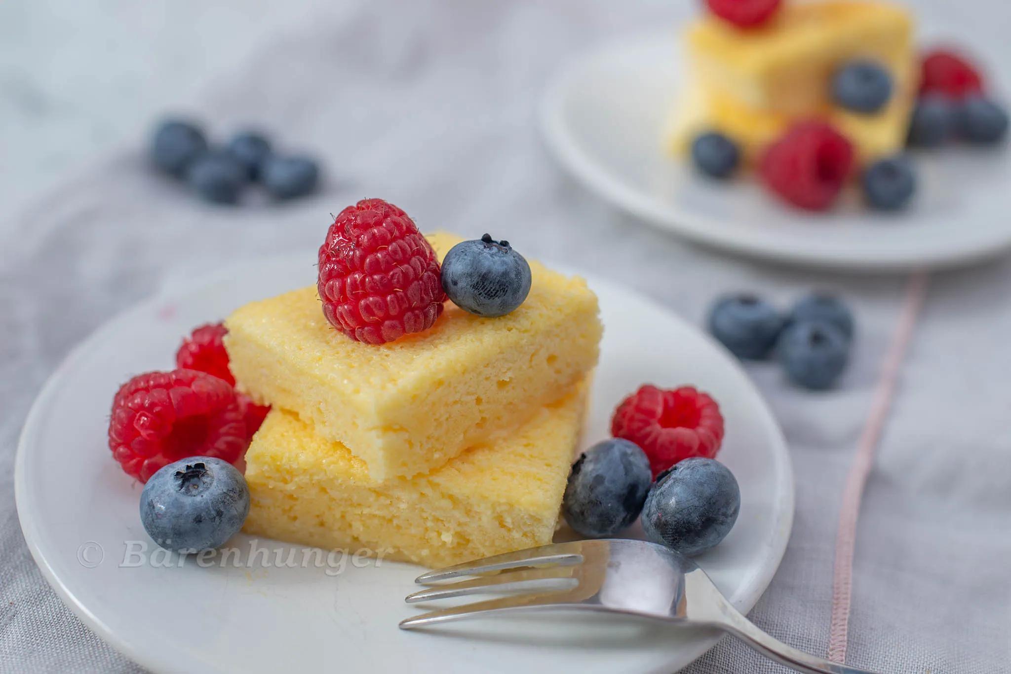 Einfacher Vanille Joghurt Pudding Kuchen - Bärenhunger Blog