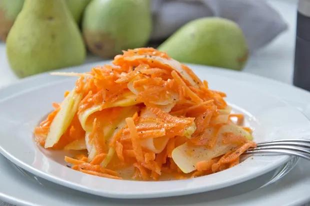 Birnen - Karotten - Salat - Rezept