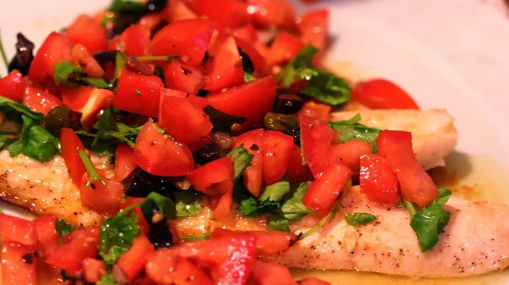 Red Snapper with Black Olives, Capers, and Tomatoes | Flickr