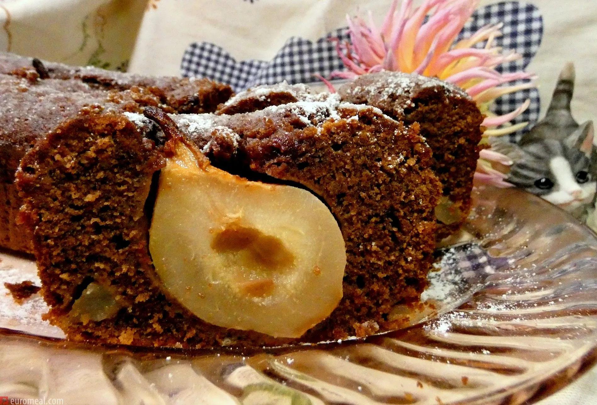Birnen Schokoladen Kuchen - euromeal.com