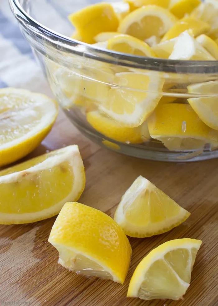 Fresh Lemon Homemade Dishwasher Detergent - Bren Did