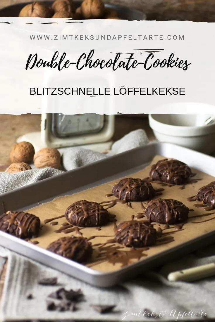 Schokoladen-Walnuss-Kekse - Double-Chocolate-Walnut-Cookies | Walnuss ...