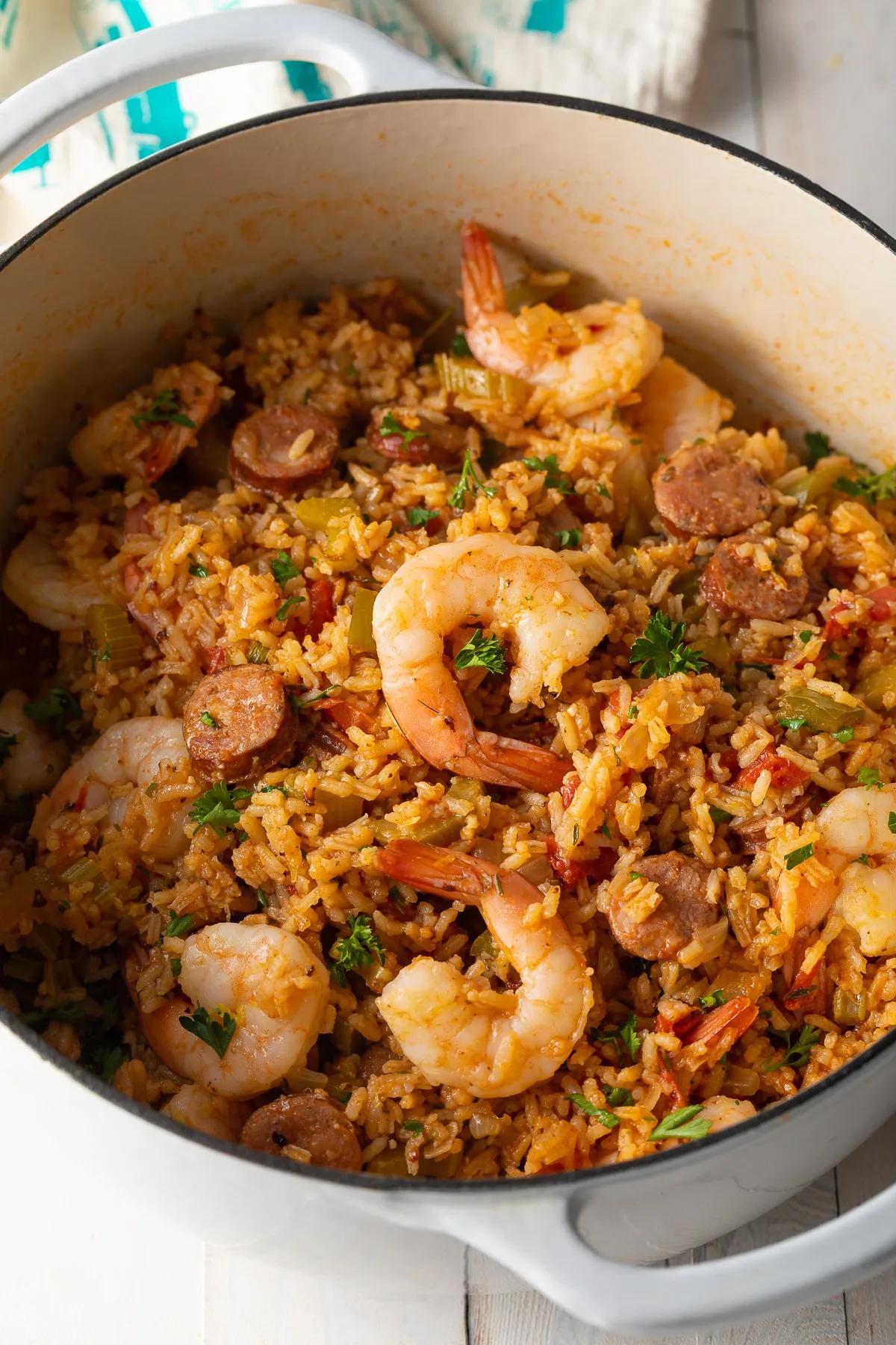 Easy Jambalaya Recipe (VIDEO) - A Spicy Perspective