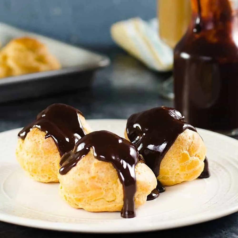 Perfect Chocolate Profiteroles (with Pastry Cream) - The Flavor Bender
