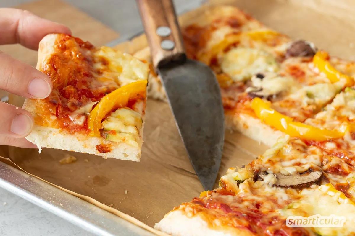 Pizzateig selber machen: Schnelles und einfaches Rezept mit 3 Zutaten