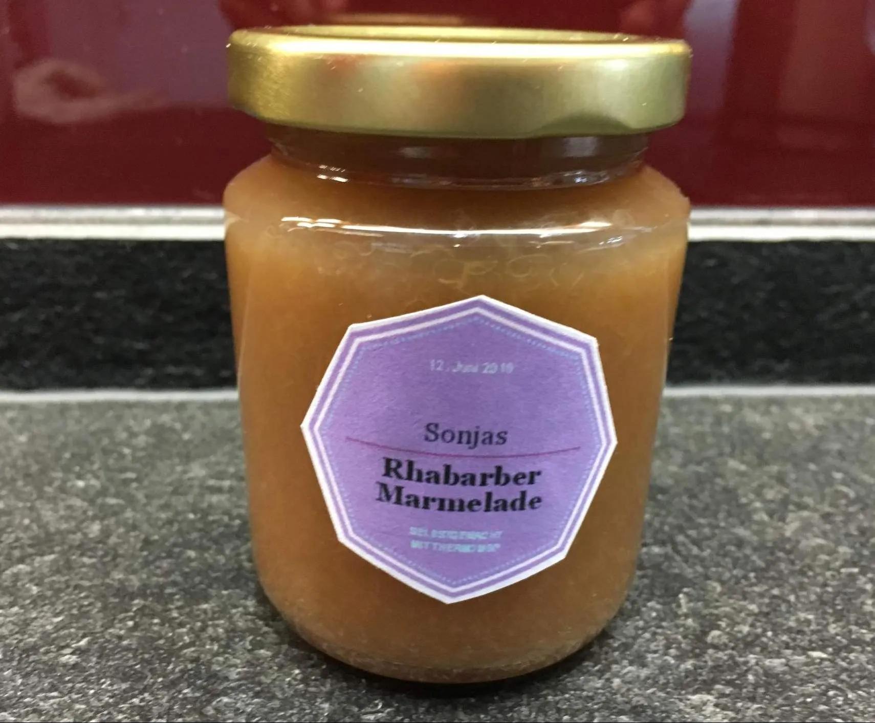 Rhabarber Marmelade (Gesundekueche Thermomix) | Rhabarber marmelade ...