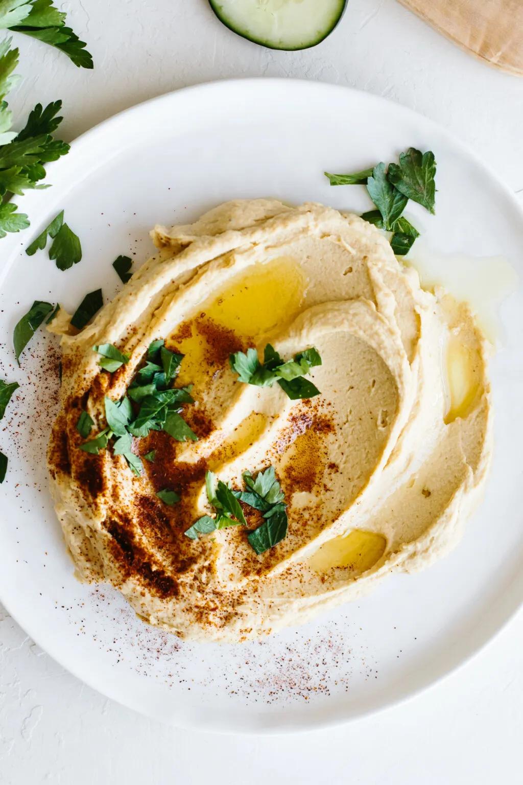 The BEST Hummus Recipe - How to Make Hummus in 3 Minutes! | Downshiftology