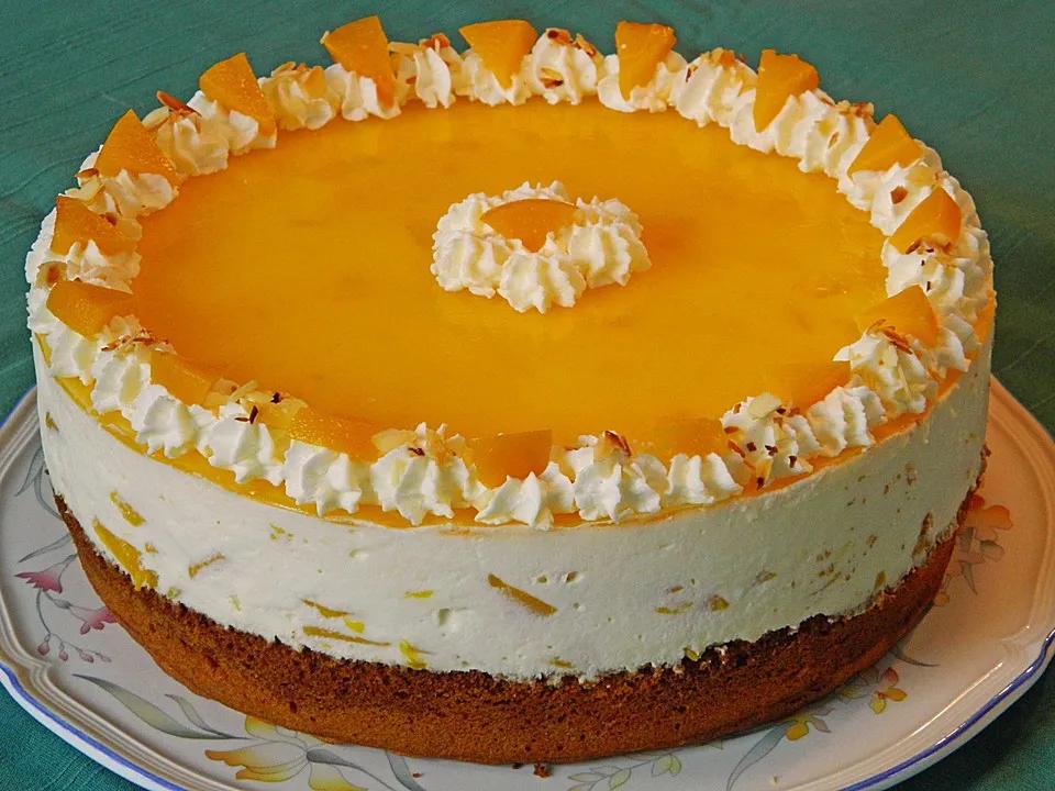 Pfirsich - Vanille - Torte von sandy07 | Chefkoch