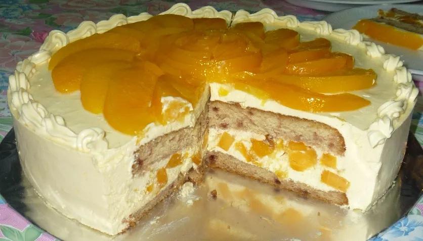 Bakericious: Peach &amp; Mango Yoghurt Cake