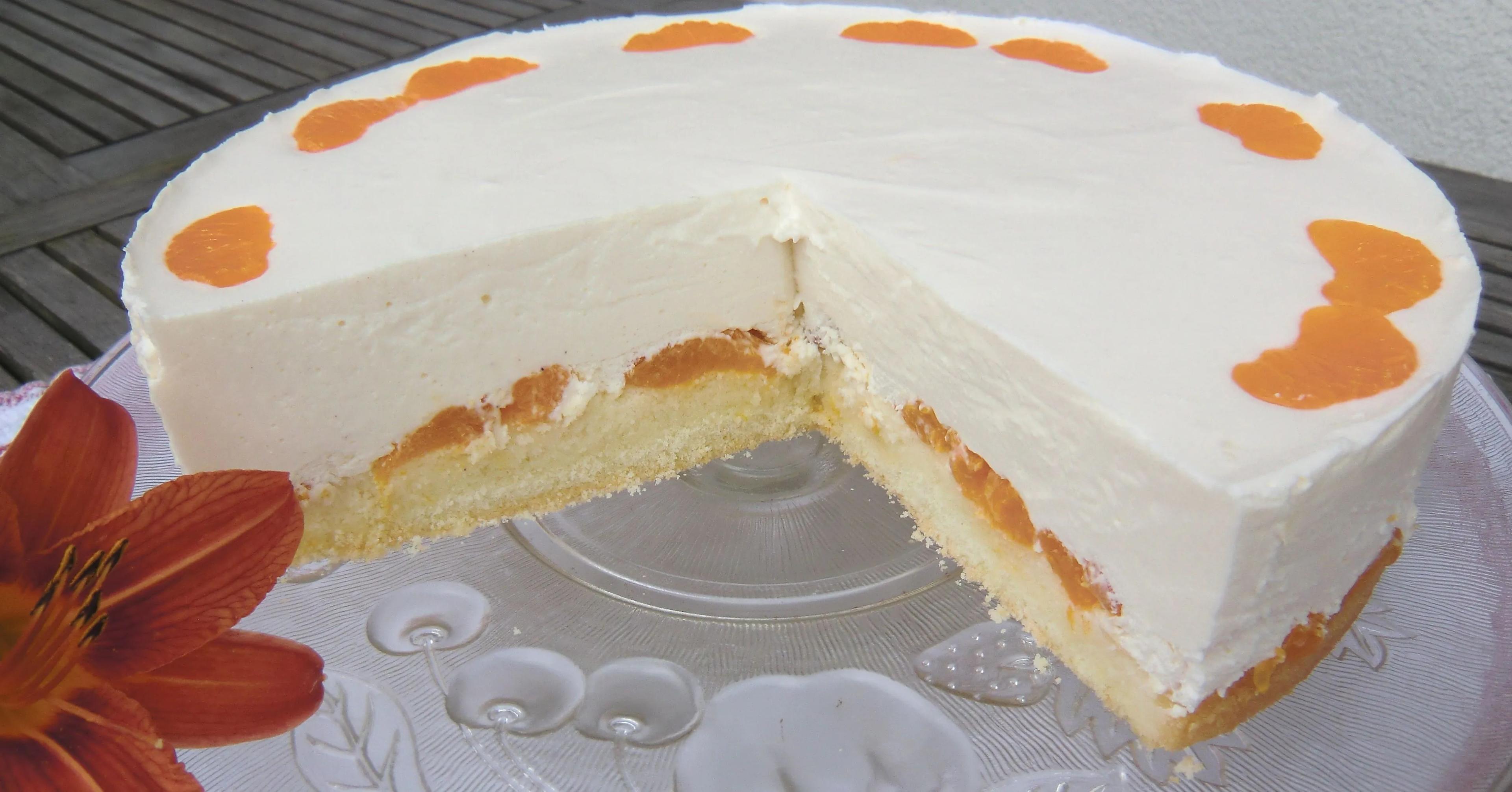 Käse-Sahne-Torte mit Mandarinen – Kaffee, Keks und Kuchen | Kuchen und ...