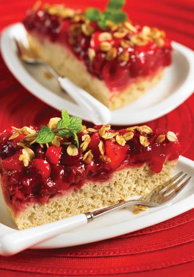 Cranberry Pear Kuchen Recipe - Spry Living