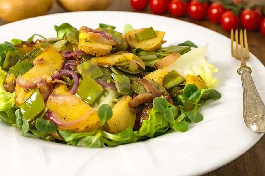 Kartoffel Speck Salat Rezept - kostenlos | GÜNSTIG KOCHEN